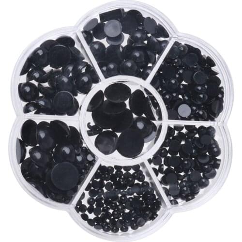 510 PCS 3-12mm Black Eyes Safety Eyes Doll Toys Bear Dolls Eyes Doll Accessories Teddy bear eyes rabbit cat eyes snowman eyes