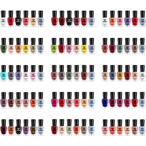 Q1QD 6 Pcs Gel Nail Polish Set 90 Color Glitter Semi Permanent Hybrid Gel Varnish Base Top Coat Soak Off UV LED Nail Art