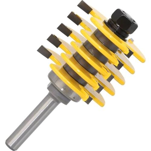 8mm Shank Finger-joint Milling Cutter Wood Cutters Milling Tools T-slot Woodworking Router Bit Set Tool fresa para madeira