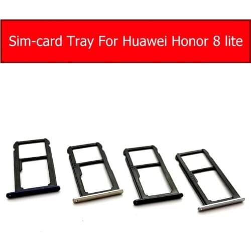 SIM & Memory Card Tray Adapter For Huawei Honor 8 Lite/p8 lite 2017/p9 PRA LA1/LX1/AL00/AL00X/TL10/L09/L19 Micro SD Card Slot