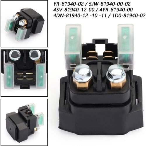 Artudatech Starter Relay Solenoid Switch For Yamaha YXR 660 Rhino 2004 2005 2006 2008 4YR-81940-02 5JW-81940-00-02 Motor Parts
