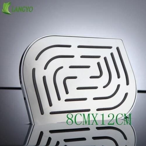 Free Shipping Luxury Fashion 6"8"10"Stainless Steel Leaf Shower Head Over-head Shower Sprayer Top Shower Head Chrome Finish LY01