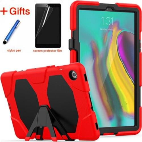 For Samsung Tab S5e 10.5 2019 SM-T720 SM-T725 Funda Tablet Shockproof Hard Case Military Heavy Duty Silicone Rugged Stand Cover