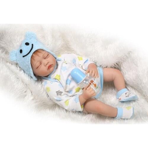 55cm Vinyl Reborn Toddler Baby Doll Toys Lifelike soft Silicone Reborn Toddler Princess Babies Birthday Present Girls Play House