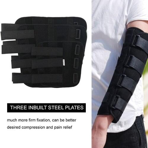Hot Elbow Support Hinged Elbow Arm Forarm Braces Support Orthotics Band Pad Belt Adjustable Strap sy998