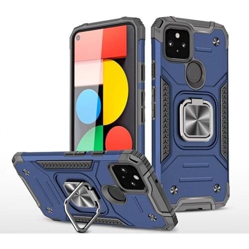 Magnetic Metal Finger Ring Holder Phone Case For HUAWEI P30 Lite PSmartZ P40 Pro Plus Nova 5T Mate40 7SE Armor Phone Cover Coque