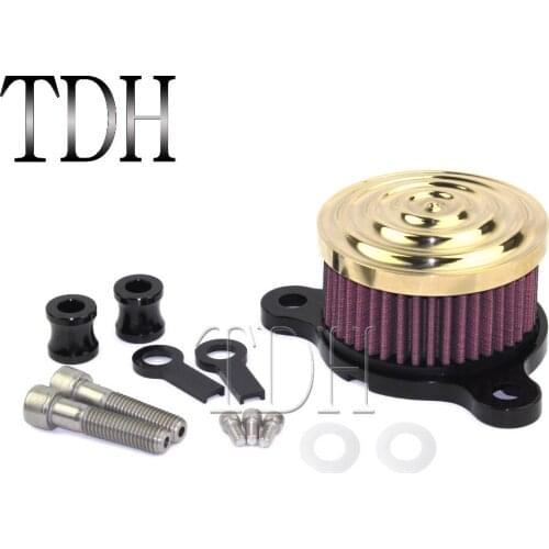 Motorcycle Air Filter CNC Air Cleaner Intake Filter Fit For 2004-UP Harley Sportster XL883 XL1200