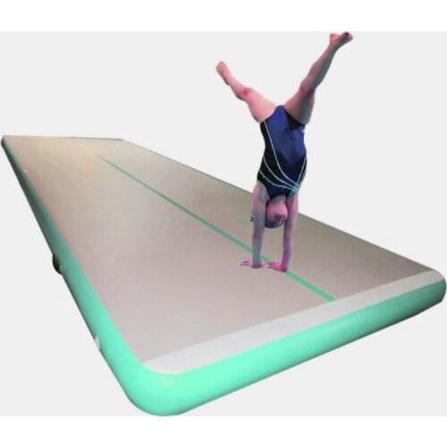 30ft * 6.6ft * 8Inflatable Gymnastics Air Tumbling Mat Training Track Mats Tumbling Mats Practice Gymnastics With a pump