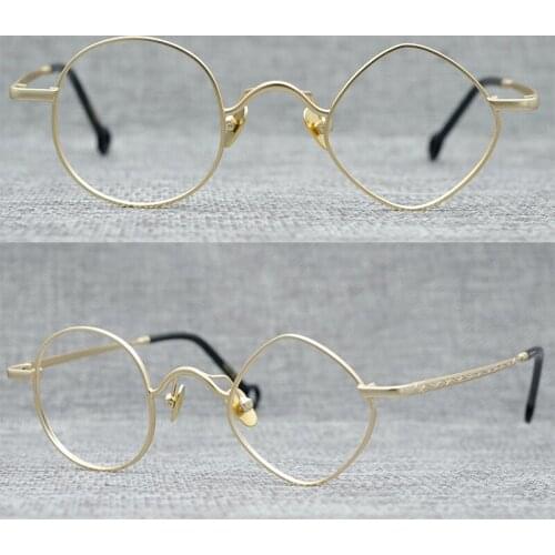 Irregular personality metal glasses niche new fashion