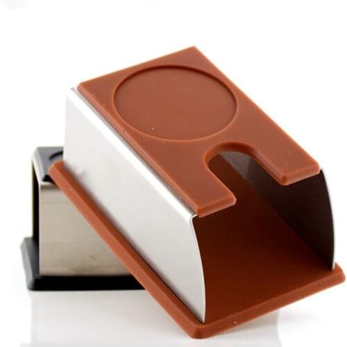 New Arrivals 304 Stainless Steel Silicone Tamper Mat Manual Coffee Silicone Pad Tamping Mat Silicone Fluted Coffee Mat