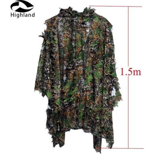 Hunting Clothing Camouflage Woodland Forest Sniper Ghillie Suit Kit 3D Camouflage Camo Jungle for Shooting Stalking