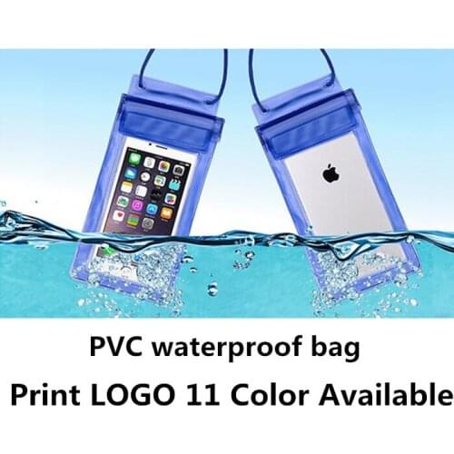 Free Printing LOGO 100PCS/LOT Strong 3 Layer Sealing Swimming Bags Waterproof Travel Storage Bag