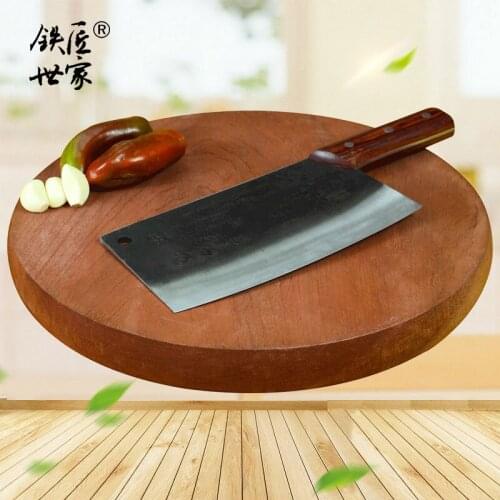 Kitchen professional chef knives 8 inch handmade forged kitchen knives slicing knife Chinese cleaver vegetable meat knife cocina