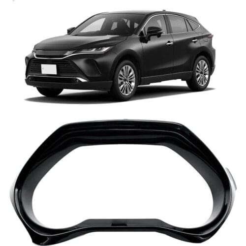 RHD Car Dashboard Instrument Panel Screen Frame Cover Trim Sticker for Toyota Harrier Venza 2020 2021