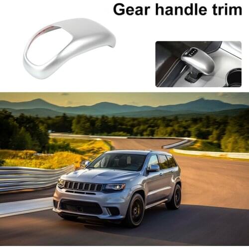 Car Gear Shift Knob Decoration Stickers Accessories for Jeep Grand Cherokee Chrysler 300C 2012-2015