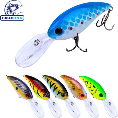 FISHSIAN Crankbait Fishing Lures 10cm-14.5g Bait Bass Lure Saltwater Lures Crank Bait Trolls Articulos De Pesca Isca Artificial