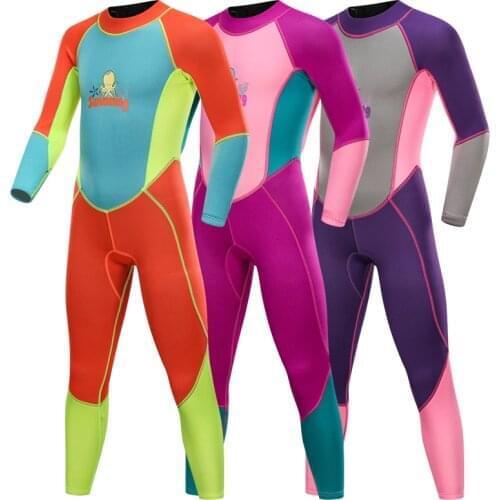 Sbart neoprene suit wetsuits kids wetsuit 2mm one piece jumpsuit diving suit drysuit watersport wet suit children uv swimsuit