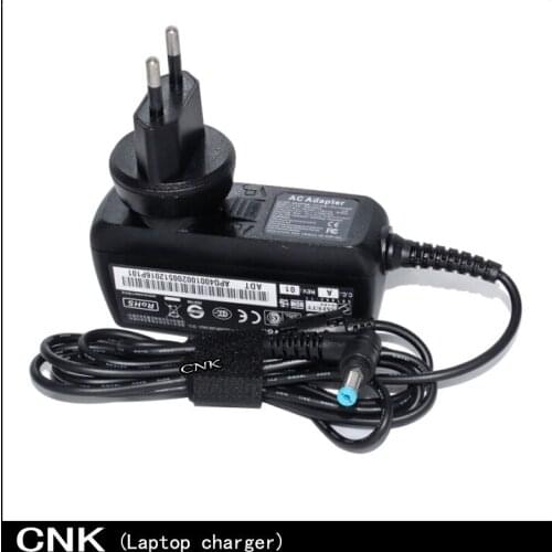 EU Plug 40W 19V 2.15A 5.5x1.7mm AC Power Adapter Charger For ACER Aspire One W10-040N1A A150 W500 S5 D255 D260 D257 D271 D257