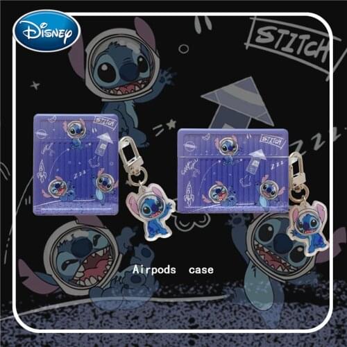 Stitch Astronaut print airpods pro protective cover cartoon apple 2/3 generation headset cover creative gift