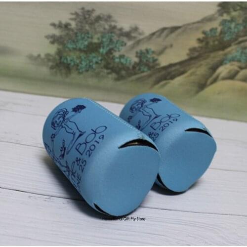 200pcs Custom Logo Can Cooler Bag Beach Wedding Favors Personalized Stubby Beer DIY Favors for Guests Destination Wedding Ideas