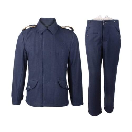 Tomwang2012. WWII GERMAN LUFTWAFFE OFFICER WOOL FIELD TUNIC & TROUSERS SET MILITARY UNIFORM COLLECTION WAR REENACTMENTS