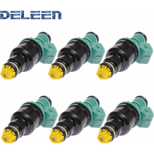 Deleen 6x High impedance Fuel Injector 0280150415 For BMW Car Accessories
