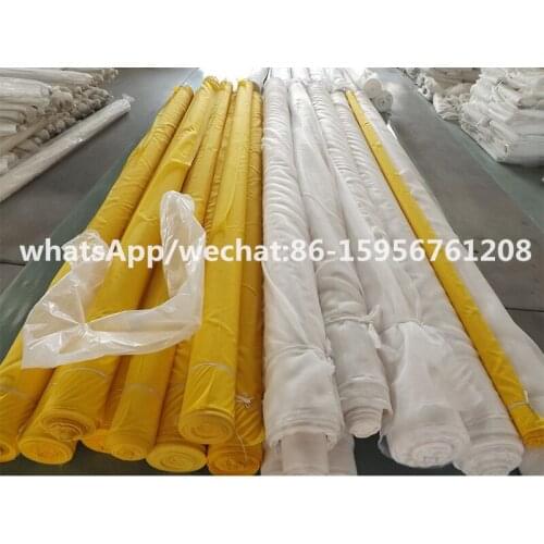 Yellow ! 77T-48Y-220cm-50mts PET monofilament polyester printing mesh for textile printing with free shipping