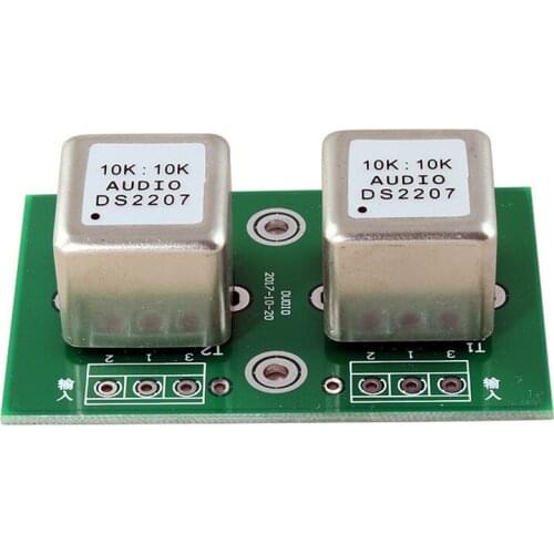 10K:10K permalloy audio cow Audio signal isolator Audio input cow, Audio signal transformer Circuit board sets,J19309