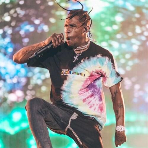 19ss Travis Scott Tour Vegas Shirt T-shirt Wen 1:1 high Quality T shirts Top Tees Travis Scott T shirt