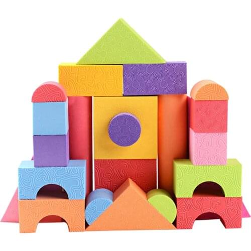 25pcs Educational Foam Building Blocks Stacking Blocks Toys for Toddler Kids