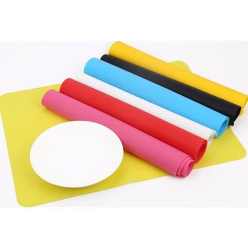40*30cm Silicone Heat Insulation Anti-slip Mats Baking Liner Multifunction Oven Pad Kid Table Placemat LX8160