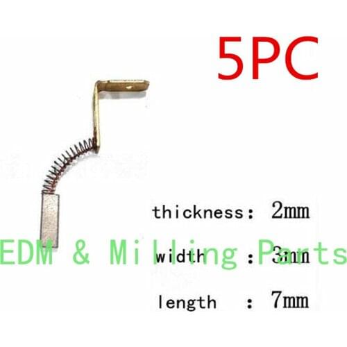 5PC EDM Wire Low Speed Carbon Brush 2*3*7mm For CNC Charmilles Machine Service