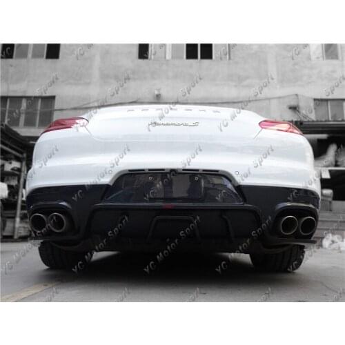 Car Accessories Carbon Fiber YC Design Style Rear Diffuser Fit For 2014-2016 Panamera 971 Rear Diffuser Lip