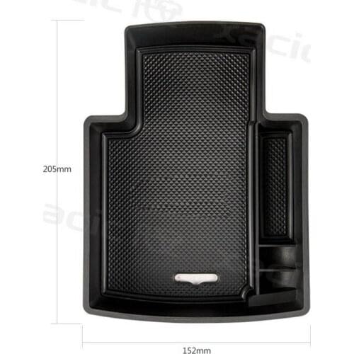 Car styling tray storage box Dedicated armrest storage box for Audi A4L 2017 partitions hand box