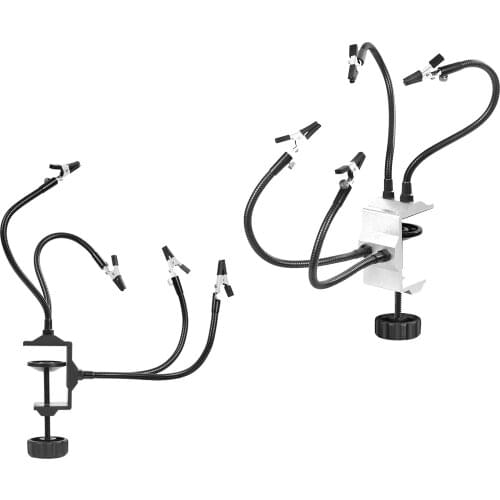 Soldering Station Holder Desk Clamp PCB Alligator Clip Multi Soldering Helping Hand Third Hand Tool for Welding Repair