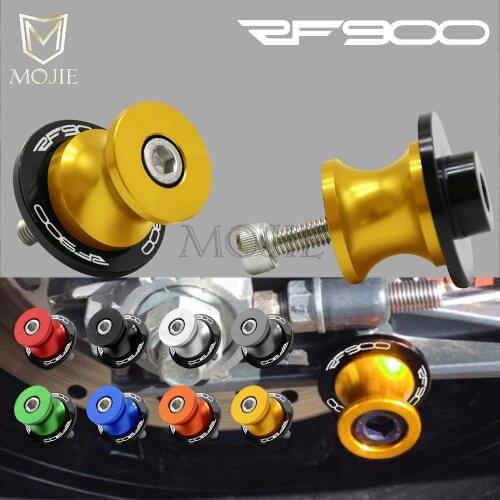 For Suzuki RF900/R RF900 RF900R RF 900R RF 900 R 1994-1997 1995 1996 8mm Motorcycle CNC Swingarm Spools Slider Swingarm Stand