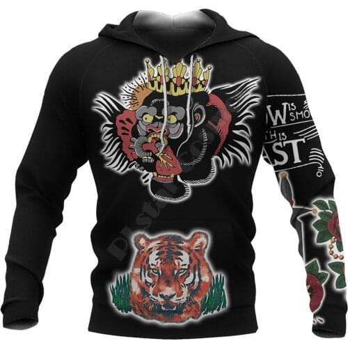 Irish Tattoo 3D Printed Hoodies Pullover Men For Women Sweatshirts Fashion Cosplay Costumes Apparel Sweater 04