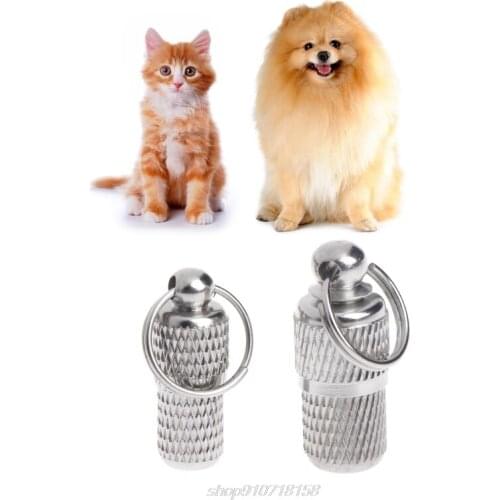 Anti Lost Barrel Tube Collar Dog Tags Pet For Pet Id Tag Name Identity Address D18 20 Dropshipping