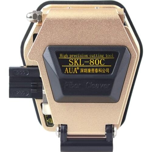 SKL-80C Fiber Optic Cable Cleaver FTTT Fiber Optic Knife Tools Cutter High Precision Fiber Cleaver