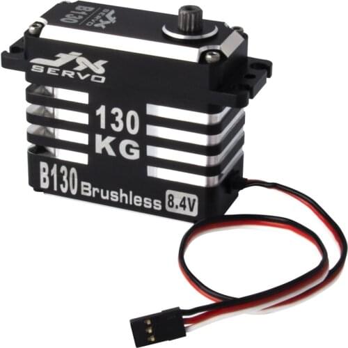 JX Servo B130 130kg Brushless Super Large Torque Full CNC Metal Gear Standard Digital Servo for 1/5 RC car Robot Drone