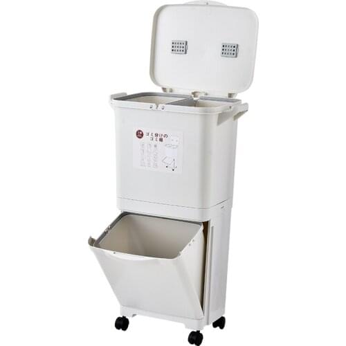 Compost Zero Waste Compost Recycling Bin Recycle Garbage Cans Bag Holder Waste Bin Poubelle De Cuisine Waste Container QBA60LJ