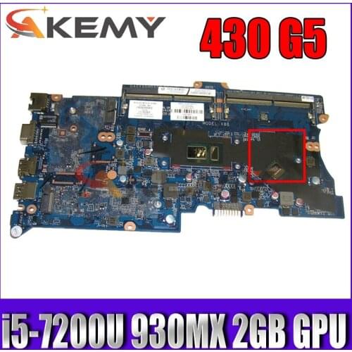 L06798-001 For HP ProBook 430 G5 440 G5 Laptop Motherboard With i5-7200u 930MX 2GB GPU DA0X8BMB6F0 DDR4 MB 100% Tested Fast Ship