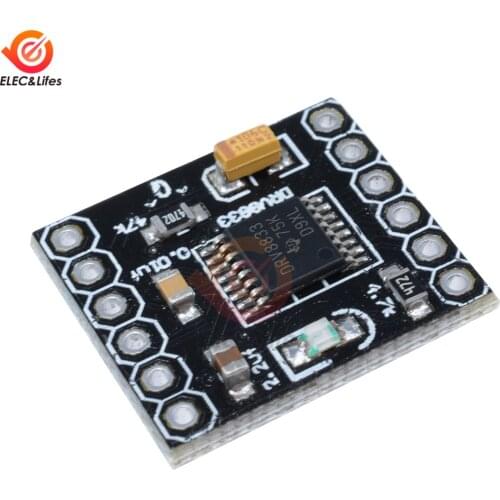 1.5A 3V 10V DRV8833 2 CH Channel DC Step Motor Driver Module BoardH-Bridge 4-Wire Short Circuit Overcurrent Protection Motor