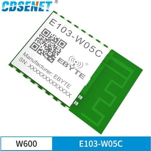 W600 2.4GHz WiFi Module Wireless Digital Transmission Transceiver 20dBm UART PCB Antenna SMD AT Command E103-W05C