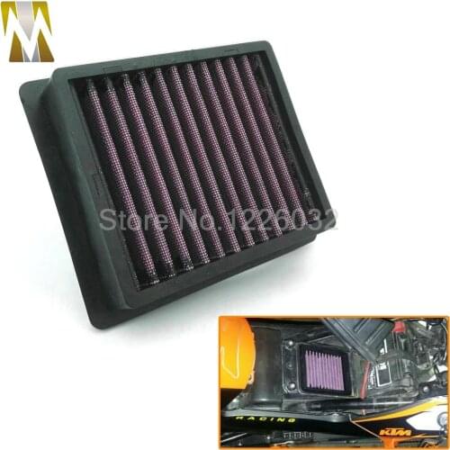 Motorcycle High Flow Air Filter Element For KTM DUKE 125 200 390 Scooter Sports Bike Parts Orange