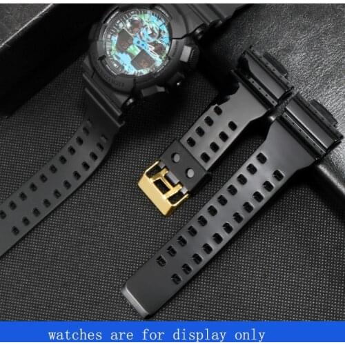 Soft Silicone Rubber Strap Mens And Womens Glossy Matte Bracelet Replacement Belt For Casio G Shock GA GD 100 110 120
