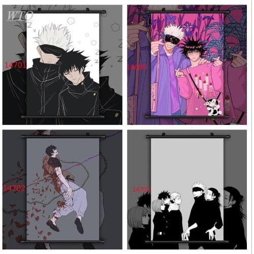 Jujutsu Kaisen Wall Poster Gojo Satoru Itadori Yuji Anime Posters Canvas Painting Wall Decor Poster Wall Art Picture Home Decor