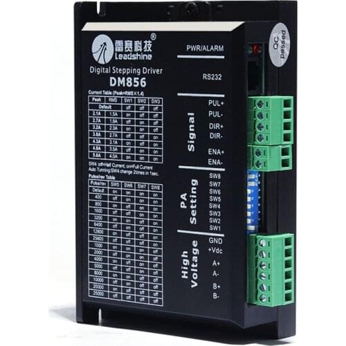 New Original DM856 2-phase Digital Stepper Motor Driver 57/86 Stepper DC Motor Driver 20-80VDC