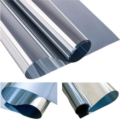 One Way Mirror Film Privacy Self Adhesive Residential DIY Window Film Heat Control Glare Control Anti UV Window Tint LG2858