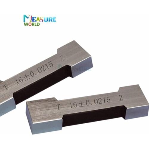 Precision key way width plug gauge go no-go gage N9 P9 Js9feeler gauge keyway groove gauge for measure